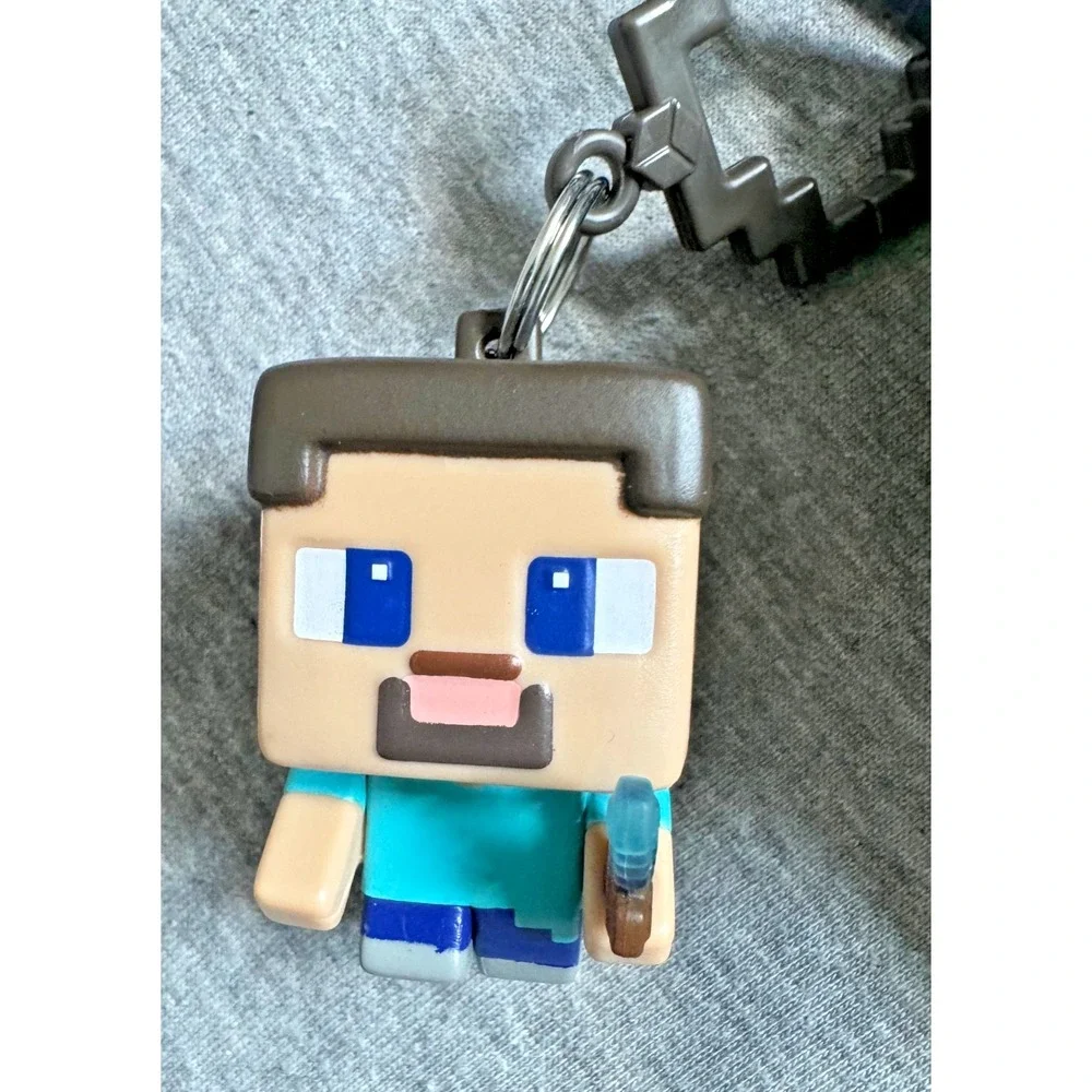 Minecraft Creeper Crossbody Bag Green Shoulder Phone Pouch Steve Charm